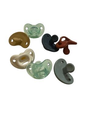 NUK Neutral Silicone Baby Pacifiers - Multi Color Set